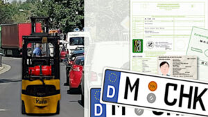 C18 Gabelstapler – Öffentlicher Straßenverkehr